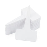 KINGLAKE 100pcs thick plastic T-type tags for durable seed marking.