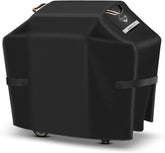 KINGLY heavy-duty 60-inch grill cover protects grills from rain and sun.