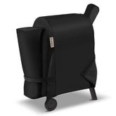 KINGLY pellet grill cover on Traeger Pro 22 front view shields from rain and sun