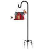 Kingsyard adjustable shepherd hook 76-inch for versatile outdoor displays