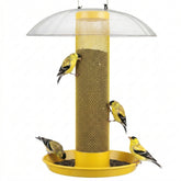 Kingsyard Finch Bird Feeder hanging outdoors offers easy backyard viewing.