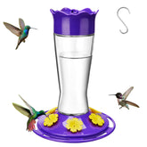 Kingsyard glass hummingbird feeder with six ports for outdoor feeding