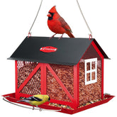 Kingsyard metal bird feeder outdoors hanging for year-round backyard visits
