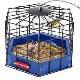 Kingsyard squirrel-proof platform feeder for outdoor hanging, durable and easy to assemble.