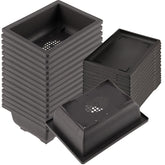 KINJOEK 15-piece rectangular bonsai pots for versatile indoor planting.