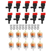 KIPA quarter-inch 90-degree fuel valve for easy mower control