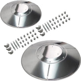 Kisworm 33-inch reflector dome maximizing heat reflection for outdoor heaters.