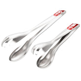 Kitchen Discovery tongs 8-inch salad tong for easy serving and portion control.