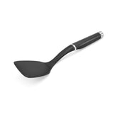 KitchenAid short turner matte black head close-up for precise flipping