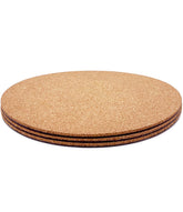 KITLAB cork plant coaster 10 inch round protects surfaces from spills.