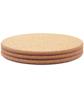 KITLAB cork plant coaster 10inch top view highlights natural texture and durable surface protection.
