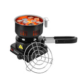 KITOSUN electric stove coconut charcoal starter in action for fast grilling and ready charcoal