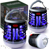 Kittmip 2-Pack 3-in-1 bug zapper top view, ideal for outdoor evenings