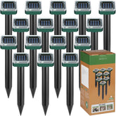 Kittmip solar mole repellent 16-pack ready for outdoor protection