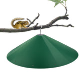 KITVONA 24-inch green baffle; side view deters squirrels from climbing.