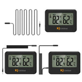 KJCOOSWI mini digital hygrometer thermometer front view for quick room readings