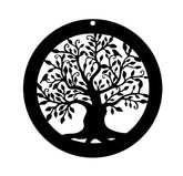 KK Magsun replacement wind catcher in black tree design for outdoor wind chimes