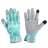 KLDOLLAR women's gardening gloves with thorn-proof leather for safe pruning.