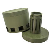 KnickKnack Aquatics Snail Trap in-tank setup protects live plants.