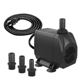 Knifel submersible pump operating quietly in a fountain setup.