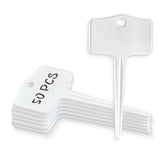 KNLLFolan plant labels white 12x6.5 cm for durable waterproof labeling in pots.