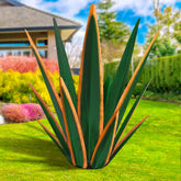 KODIBO Tequila Rustic Sculpture front view, boosts outdoor patio appeal with rustic charm.