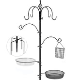 Kodope bird feeding station at full height for easy backyard birdwatching.
