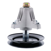 Koemier spindle assembly with pulley included for smooth deck operation.