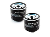 Kohler 1205001-S1 2-pack oil filter front view for reliable engine protection.