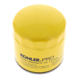 Kohler oil filter two-pack with extra capacity for longer oil life.