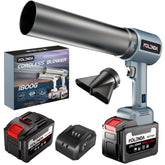 KOLENDA handheld cordless car dryer with turbo motor for quick drying and debris removal.