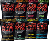 Kona Indoor Smoker Pellets variety pack in resealable bags for pure hardwood flavor