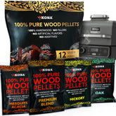 Kona wood pellets for Ninja Woodfire Grill in ready-to-use bags for convenient flavor sessions