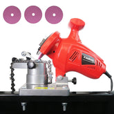 Konkell electric chainsaw sharpener with 250W motor for quick sharpening.