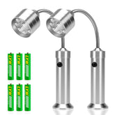 KOSIN Barbecue Light with magnetic base illuminates grill surfaces clearly.
