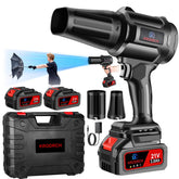 Krodrch leaf blower with turbine motor delivers powerful airflow for fast outdoor cleanup.