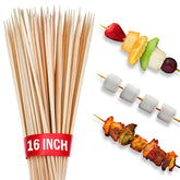 KT Deals 16-inch bamboo skewers for grilling and serving