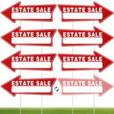Kuco estate sale signs seven-piece set for clear yard direction
