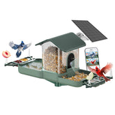 KUIKEO dual-lens bird feeder camera and bath provides immersive backyard observation.