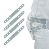 KUNN rubber knee pad straps four-pack in grey, durable and adjustable for a secure fit.