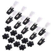 KUUQA rubber stopper on flag pole secures garden flag in wind