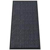Kuyal front door mat 4x8 in dark gray traps dirt at the entry