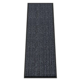 Kuyal front door mat with dust-trap grooves keeps entry floors clean.