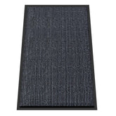 Kuyal front door mat with textured PVC backing provides non-slip safety for busy entrances.