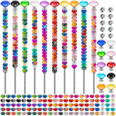 KVCSYAW beaded garden stakes wand kit for charming outdoor decor