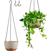 Kvetto hanging planter 8inch self-watering for convenient indoor greenery.
