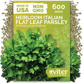 KVITER parsley seeds packaging for kitchen herb gardens