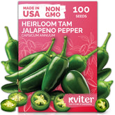 KVITER jalapeño seeds packet for reliable germination.