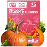 KVITER 15 Seminole pumpkin seeds packaging ready for outdoor planting
