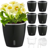 KvyusFlourish self-watering pot with indicator for effortless plant hydration.